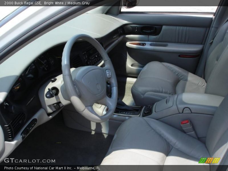 Bright White / Medium Gray 2000 Buick Regal GSE