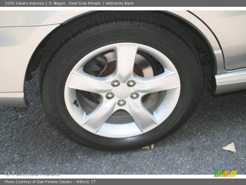 Steel Gray Metallic / Anthracite Black 2006 Subaru Impreza 2.5i Wagon