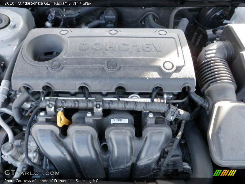 Radiant Silver / Gray 2010 Hyundai Sonata GLS