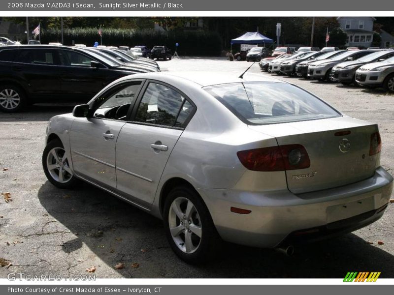 Sunlight Silver Metallic / Black 2006 Mazda MAZDA3 i Sedan