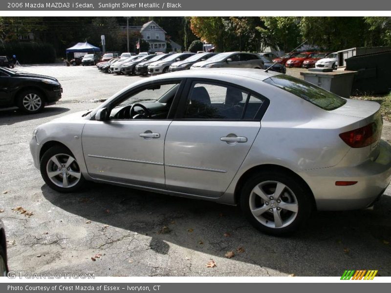 Sunlight Silver Metallic / Black 2006 Mazda MAZDA3 i Sedan