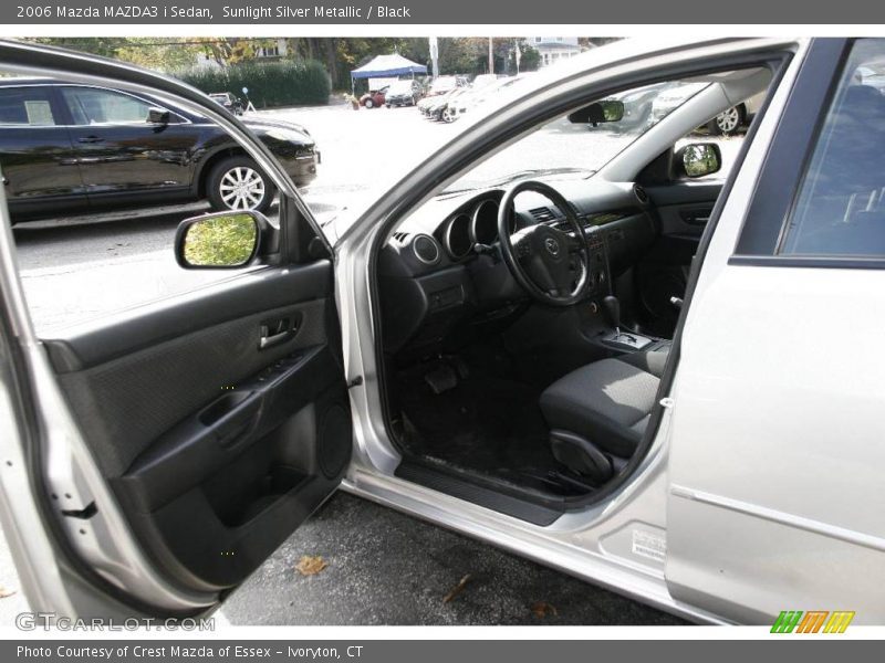 Sunlight Silver Metallic / Black 2006 Mazda MAZDA3 i Sedan