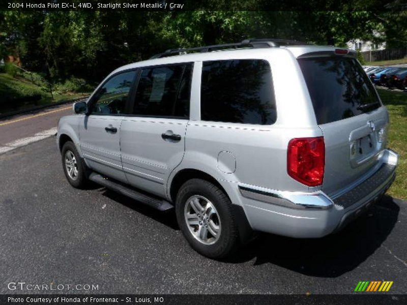 Starlight Silver Metallic / Gray 2004 Honda Pilot EX-L 4WD