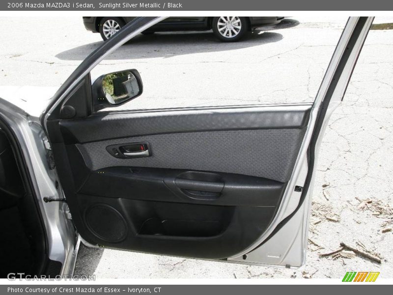Sunlight Silver Metallic / Black 2006 Mazda MAZDA3 i Sedan
