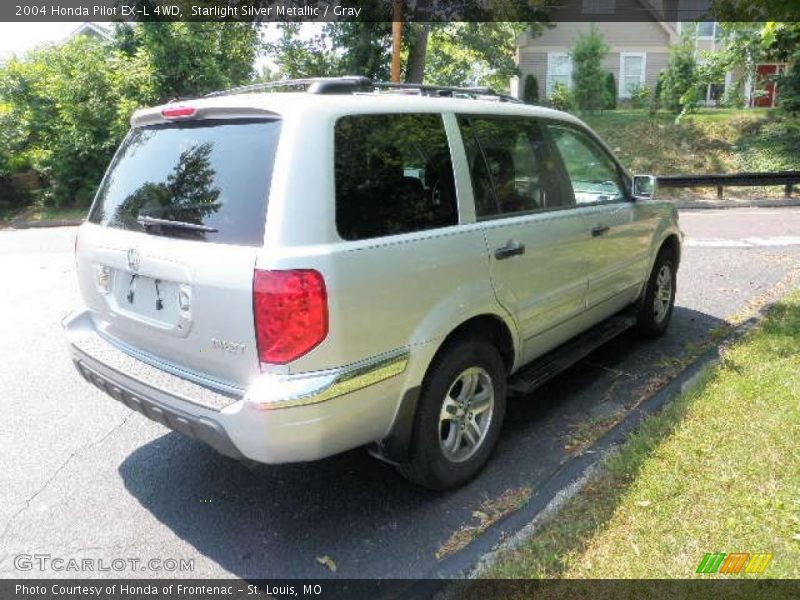 Starlight Silver Metallic / Gray 2004 Honda Pilot EX-L 4WD