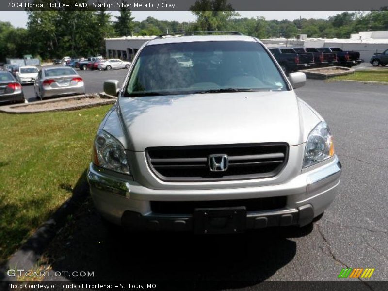 Starlight Silver Metallic / Gray 2004 Honda Pilot EX-L 4WD