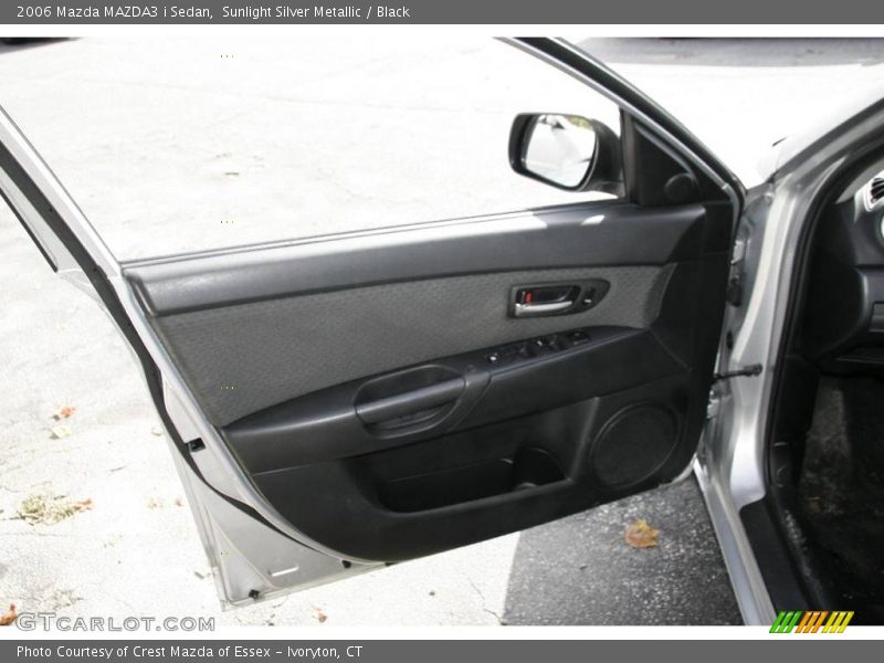 Sunlight Silver Metallic / Black 2006 Mazda MAZDA3 i Sedan
