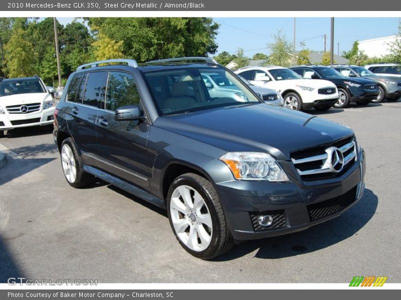 Steel Grey Metallic / Almond/Black 2010 Mercedes-Benz GLK 350