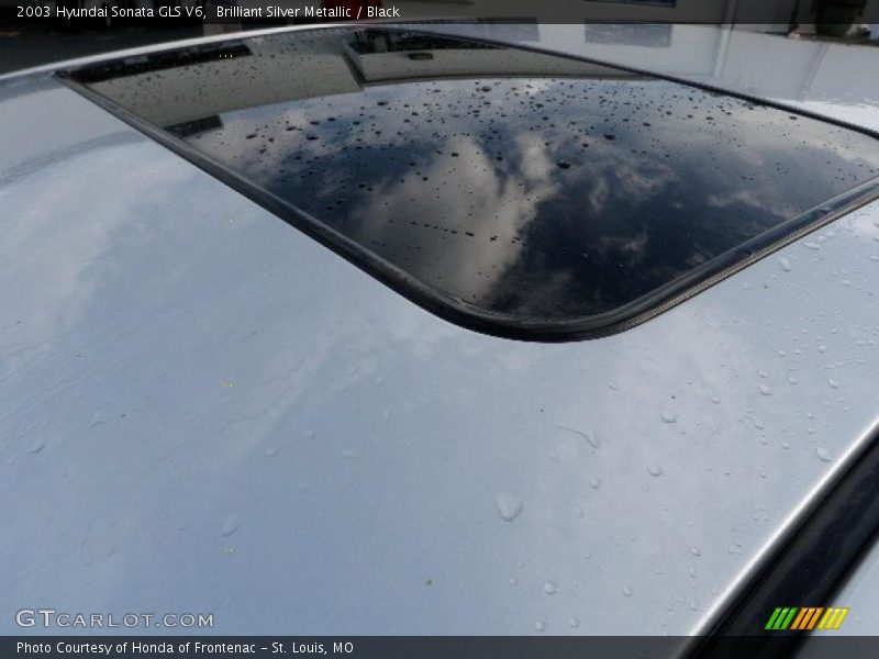 Brilliant Silver Metallic / Black 2003 Hyundai Sonata GLS V6