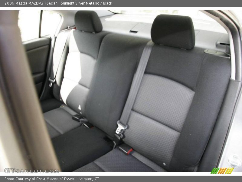 Sunlight Silver Metallic / Black 2006 Mazda MAZDA3 i Sedan