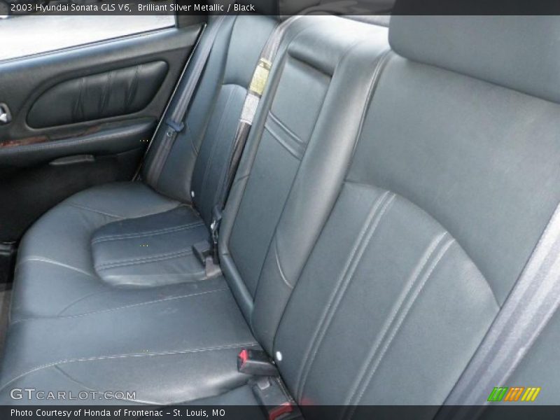 Brilliant Silver Metallic / Black 2003 Hyundai Sonata GLS V6