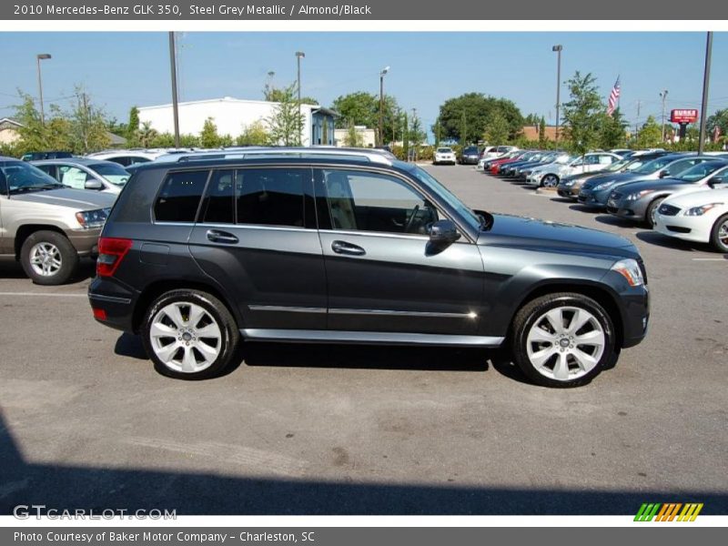 Steel Grey Metallic / Almond/Black 2010 Mercedes-Benz GLK 350