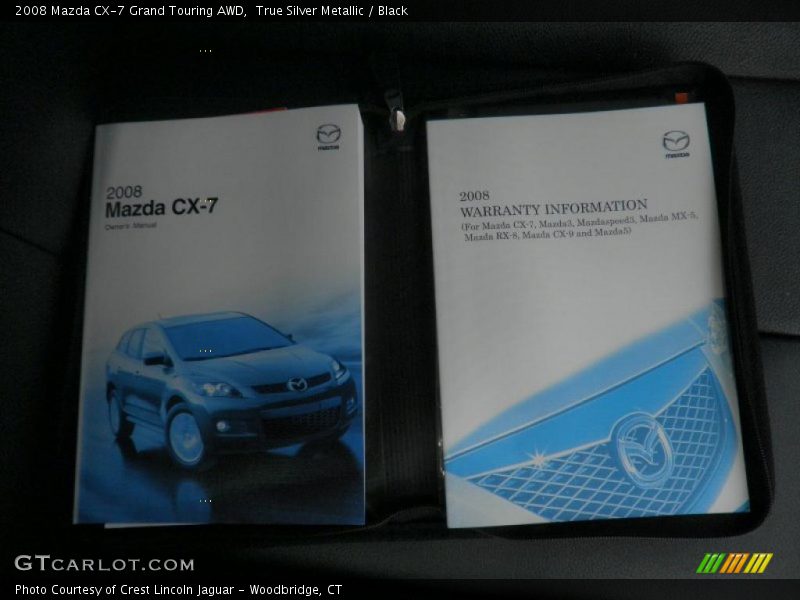 True Silver Metallic / Black 2008 Mazda CX-7 Grand Touring AWD