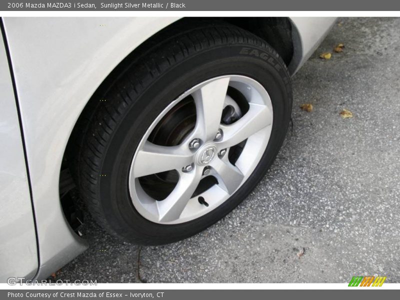 Sunlight Silver Metallic / Black 2006 Mazda MAZDA3 i Sedan
