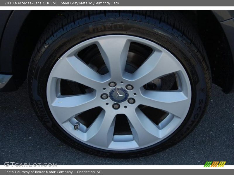 Steel Grey Metallic / Almond/Black 2010 Mercedes-Benz GLK 350