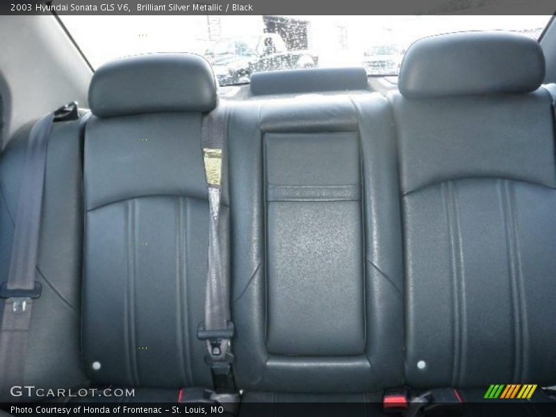 Brilliant Silver Metallic / Black 2003 Hyundai Sonata GLS V6