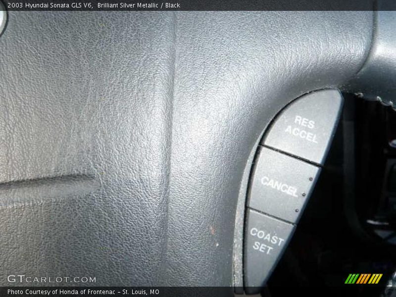 Brilliant Silver Metallic / Black 2003 Hyundai Sonata GLS V6