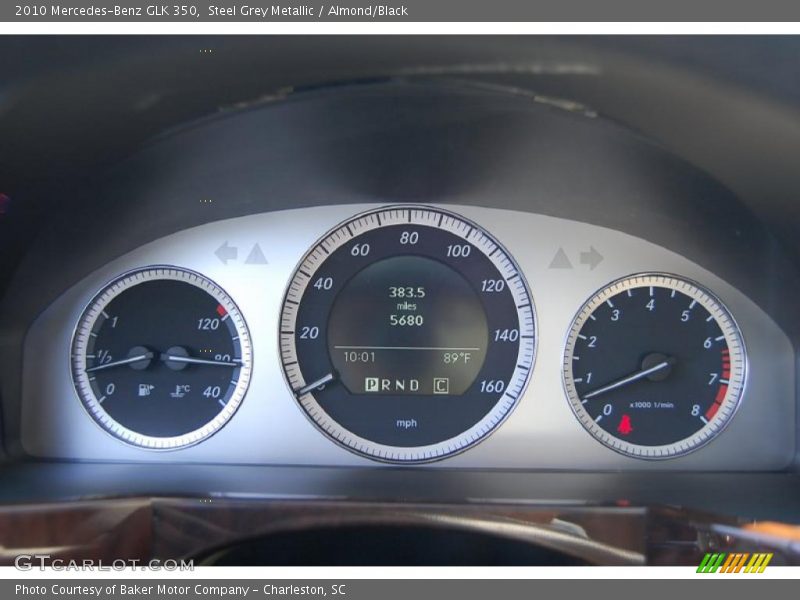 Steel Grey Metallic / Almond/Black 2010 Mercedes-Benz GLK 350