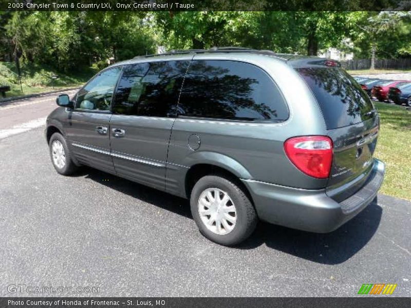 Onyx Green Pearl / Taupe 2003 Chrysler Town & Country LXi