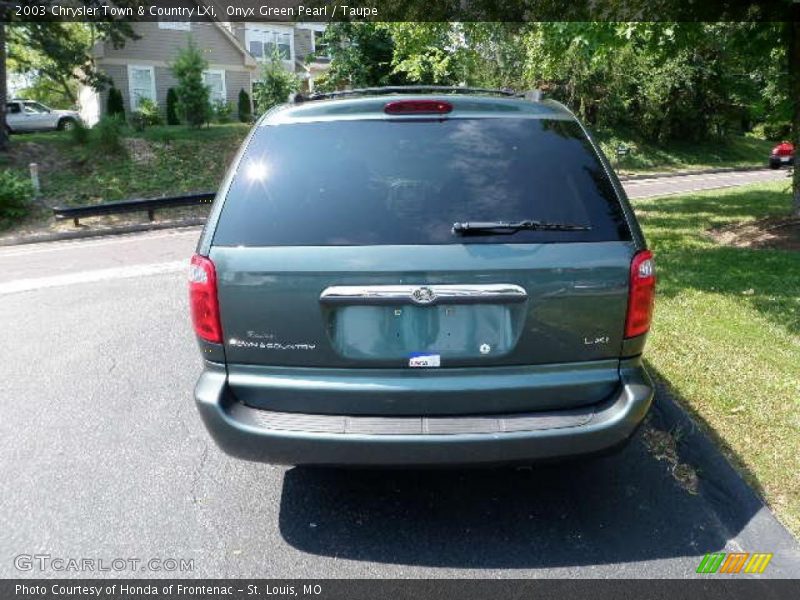 Onyx Green Pearl / Taupe 2003 Chrysler Town & Country LXi