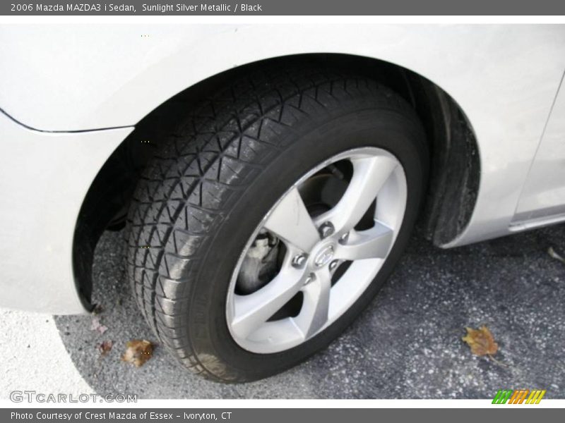 Sunlight Silver Metallic / Black 2006 Mazda MAZDA3 i Sedan