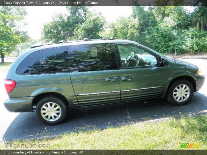 Onyx Green Pearl / Taupe 2003 Chrysler Town & Country LXi