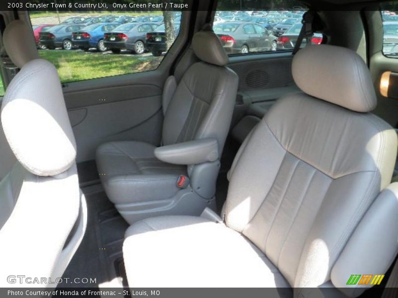 Onyx Green Pearl / Taupe 2003 Chrysler Town & Country LXi