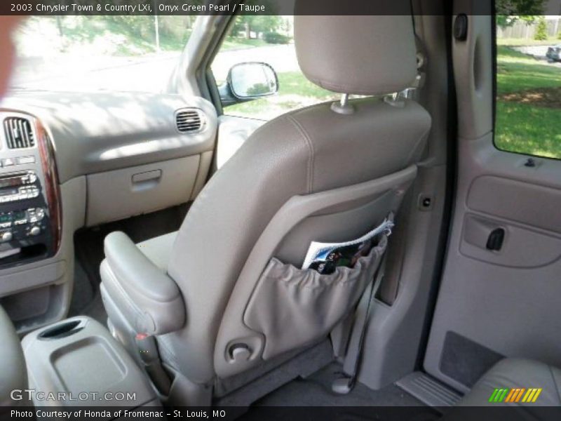 Onyx Green Pearl / Taupe 2003 Chrysler Town & Country LXi
