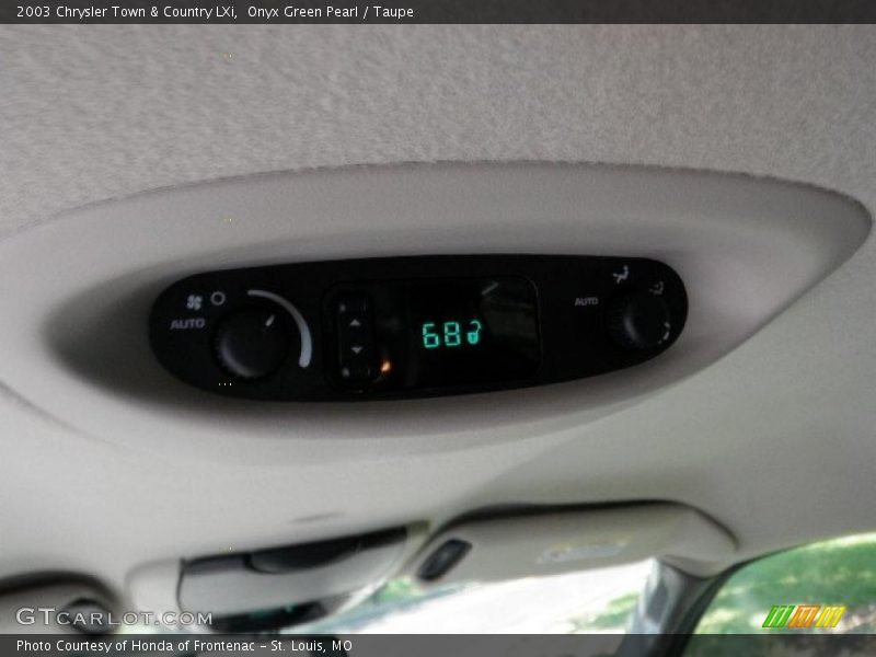 Onyx Green Pearl / Taupe 2003 Chrysler Town & Country LXi