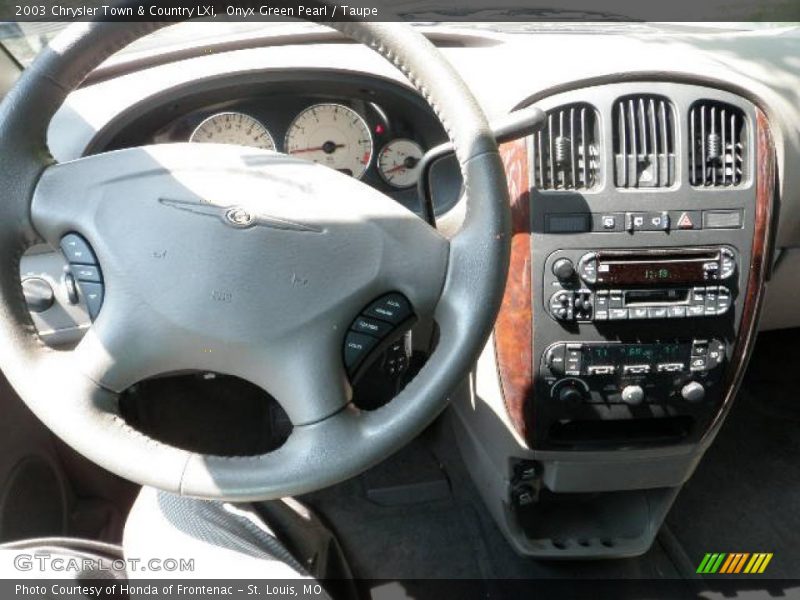 Onyx Green Pearl / Taupe 2003 Chrysler Town & Country LXi