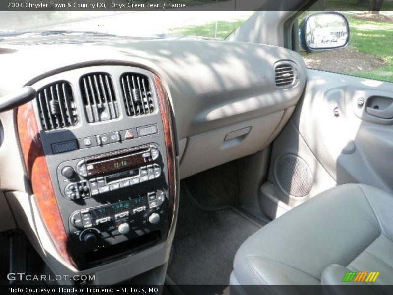 Onyx Green Pearl / Taupe 2003 Chrysler Town & Country LXi