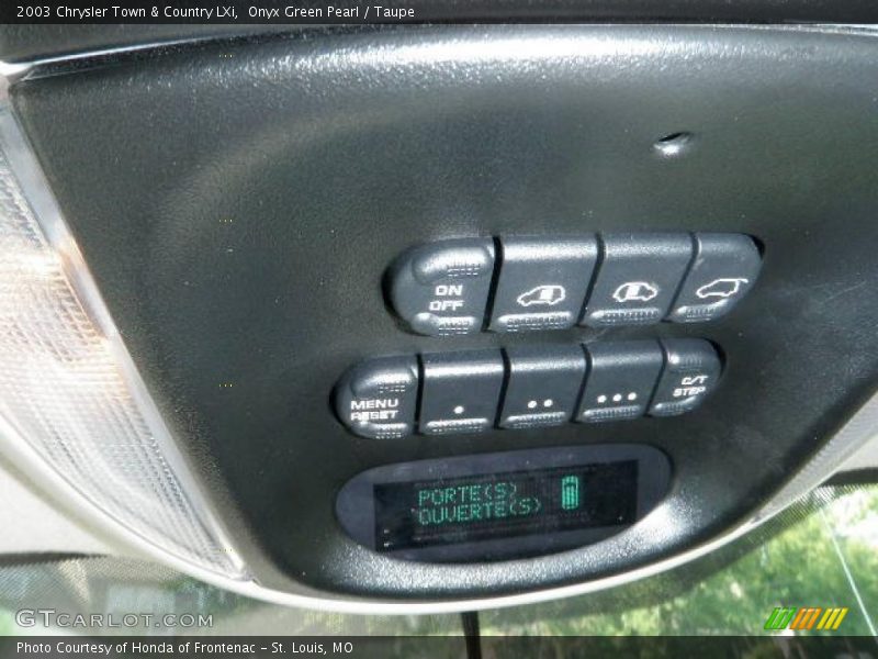 Onyx Green Pearl / Taupe 2003 Chrysler Town & Country LXi