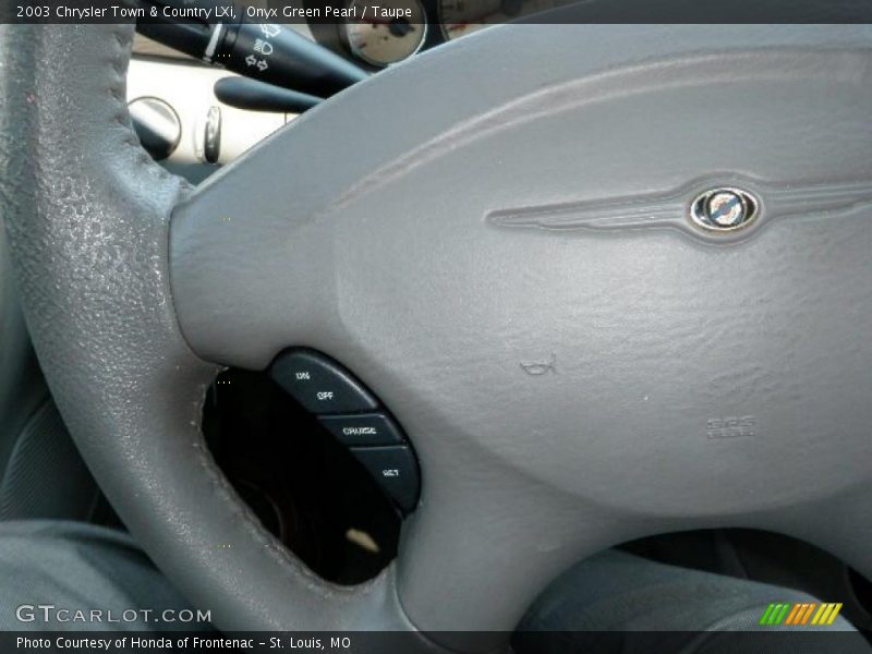 Onyx Green Pearl / Taupe 2003 Chrysler Town & Country LXi