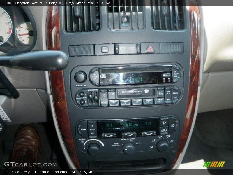 Onyx Green Pearl / Taupe 2003 Chrysler Town & Country LXi