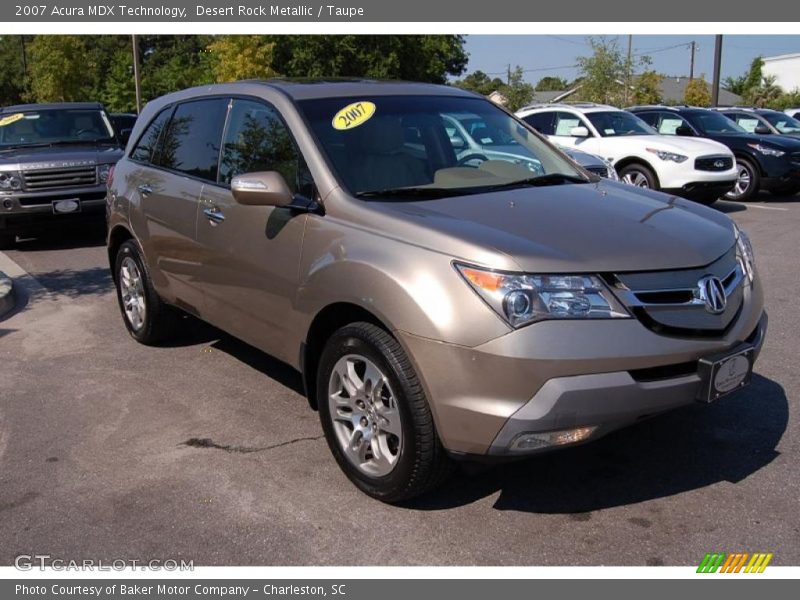 Desert Rock Metallic / Taupe 2007 Acura MDX Technology