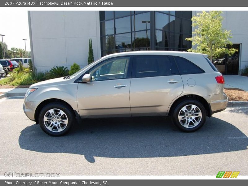 Desert Rock Metallic / Taupe 2007 Acura MDX Technology