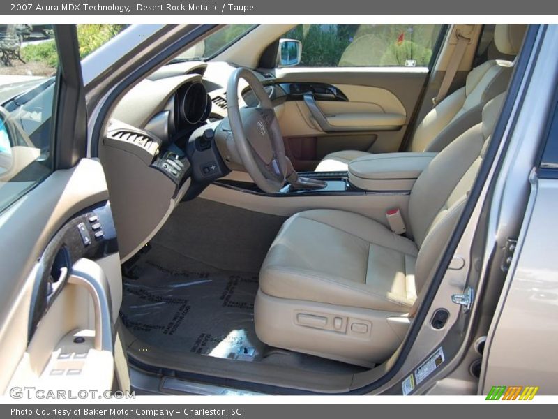 Desert Rock Metallic / Taupe 2007 Acura MDX Technology