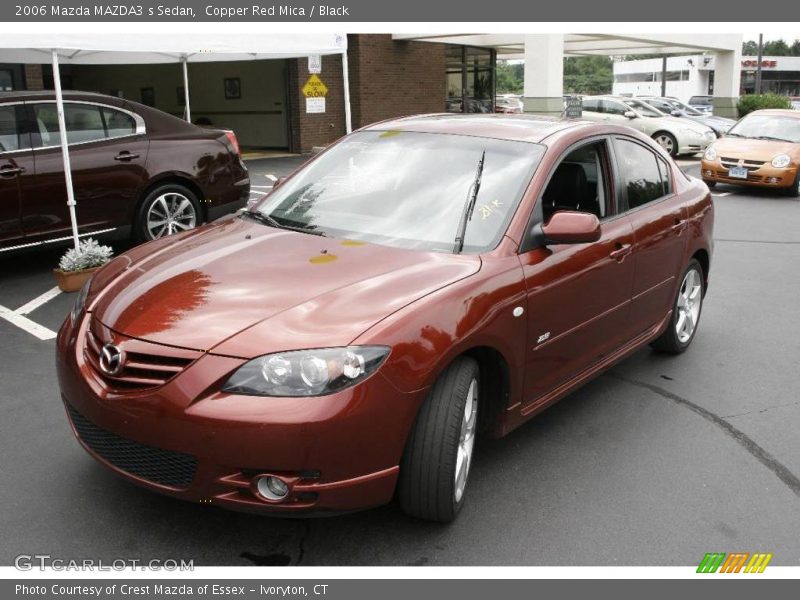 Copper Red Mica / Black 2006 Mazda MAZDA3 s Sedan