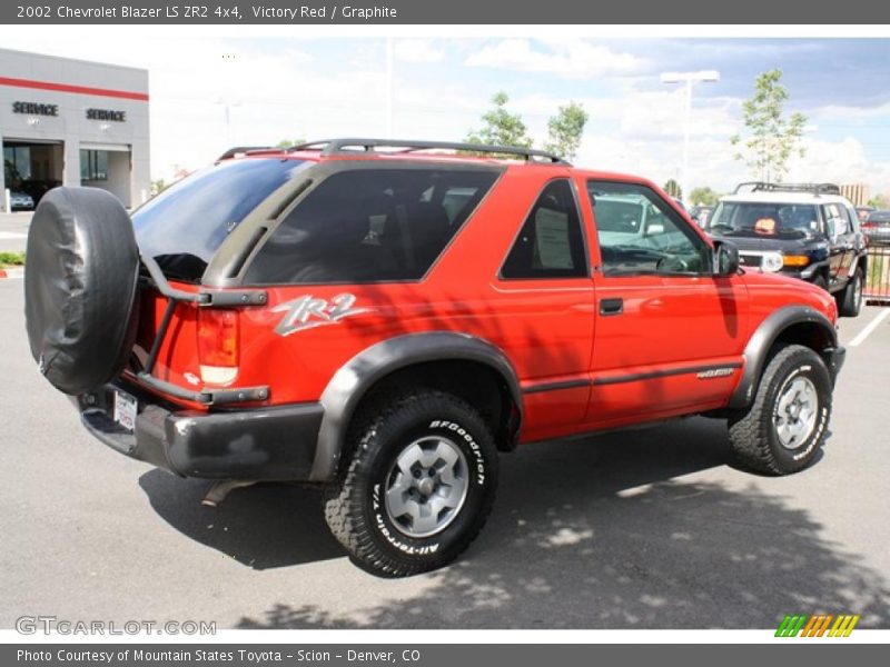 Victory Red / Graphite 2002 Chevrolet Blazer LS ZR2 4x4