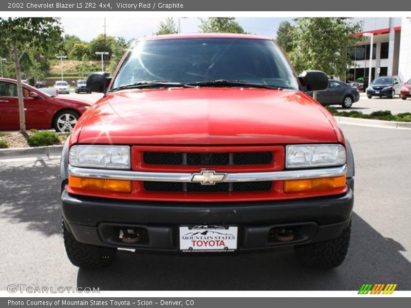 Victory Red / Graphite 2002 Chevrolet Blazer LS ZR2 4x4