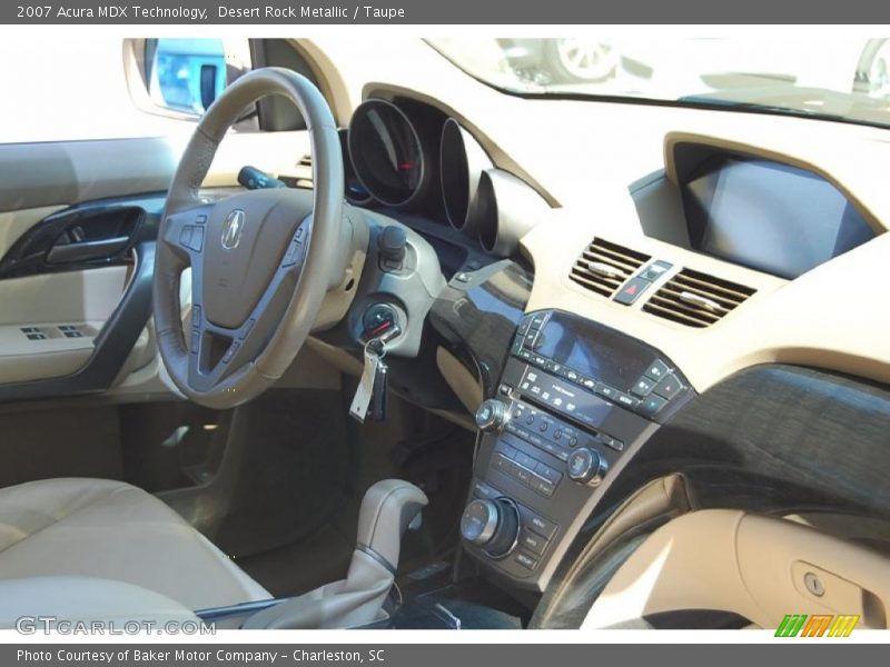 Desert Rock Metallic / Taupe 2007 Acura MDX Technology