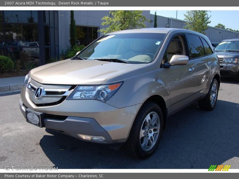Desert Rock Metallic / Taupe 2007 Acura MDX Technology