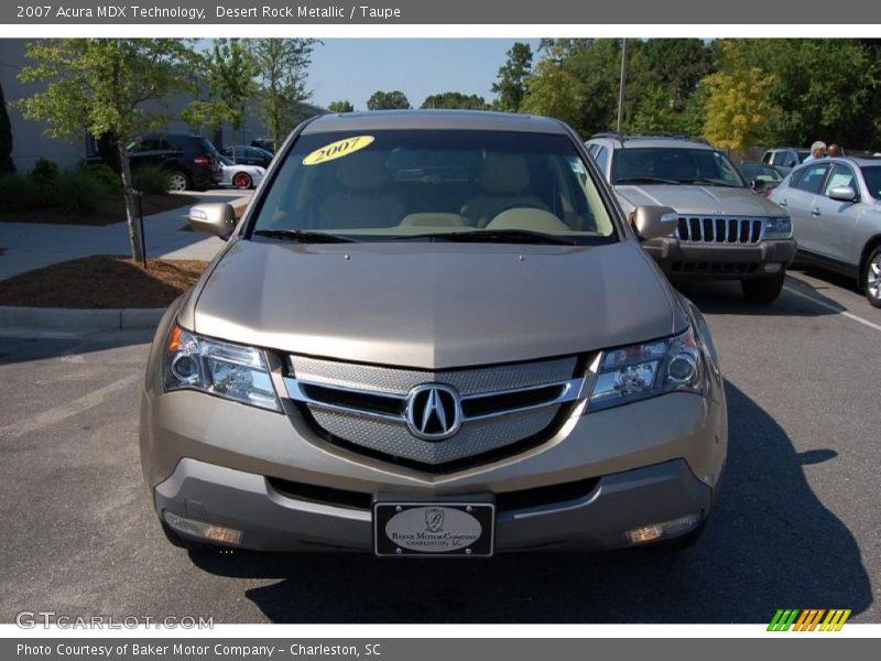 Desert Rock Metallic / Taupe 2007 Acura MDX Technology