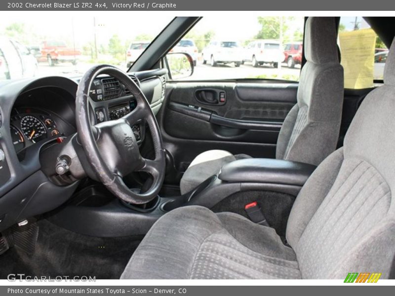 Victory Red / Graphite 2002 Chevrolet Blazer LS ZR2 4x4