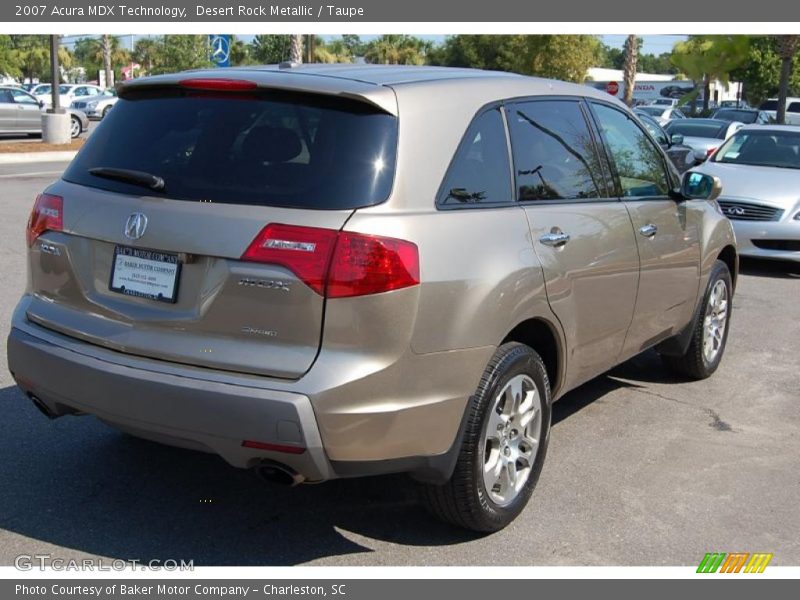 Desert Rock Metallic / Taupe 2007 Acura MDX Technology