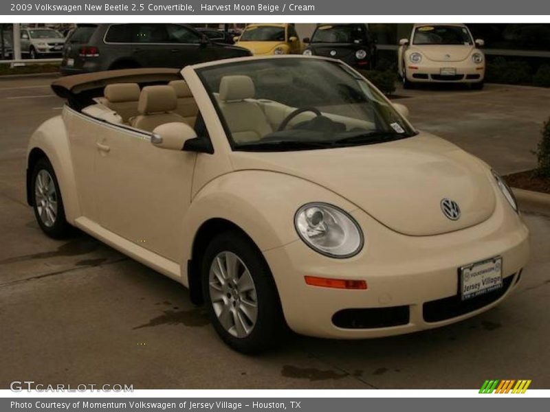 Harvest Moon Beige / Cream 2009 Volkswagen New Beetle 2.5 Convertible