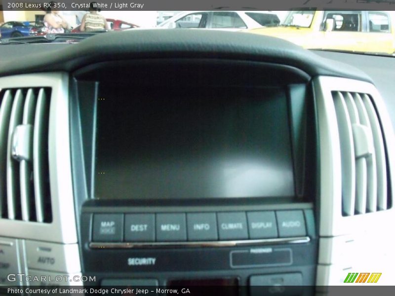 Crystal White / Light Gray 2008 Lexus RX 350