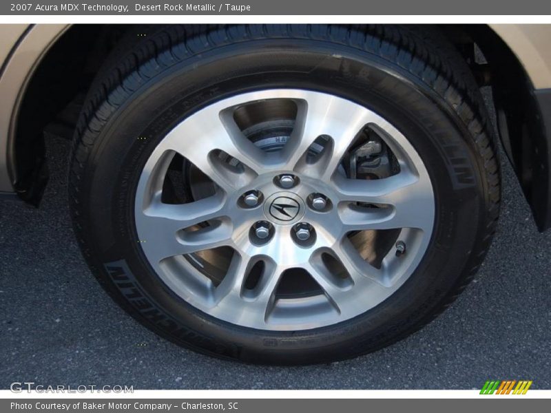 Desert Rock Metallic / Taupe 2007 Acura MDX Technology