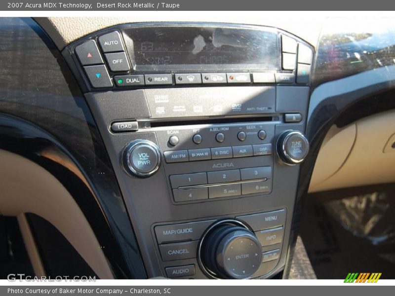 Desert Rock Metallic / Taupe 2007 Acura MDX Technology