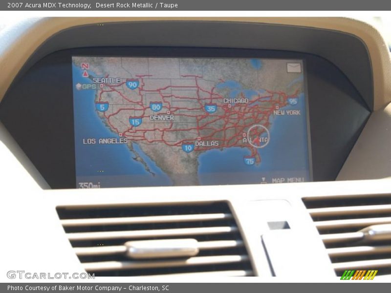 Desert Rock Metallic / Taupe 2007 Acura MDX Technology